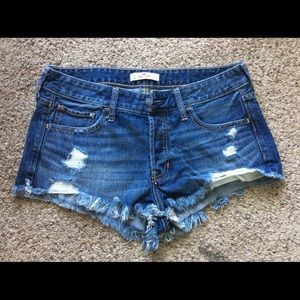 Hollister Distressed Denim Shorts